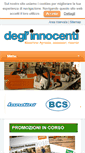 Mobile Screenshot of deglinnocentisrl.it
